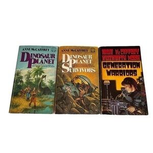 Anne McCaffrey Vintage Paperback Books Bundle of 3 The Planet Pirate Series
